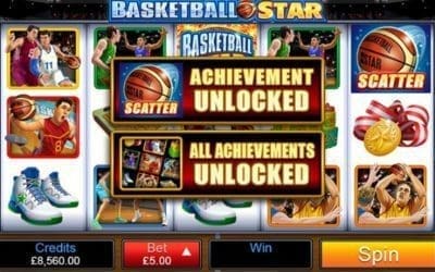 Basketball Star Deluxe Slot Review: Play Up to 88 Paylines, Trigger Rolling Reels, Land Stacked and Sticky Wilds, Win 12 Free Spins and Build Multipliers Up to 8x